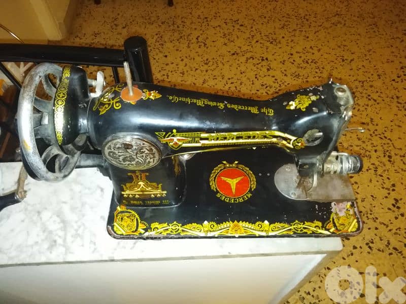 Mercedes antique sewing machine original 1