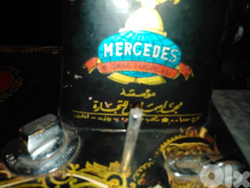 Mercedes antique sewing machine original 2
