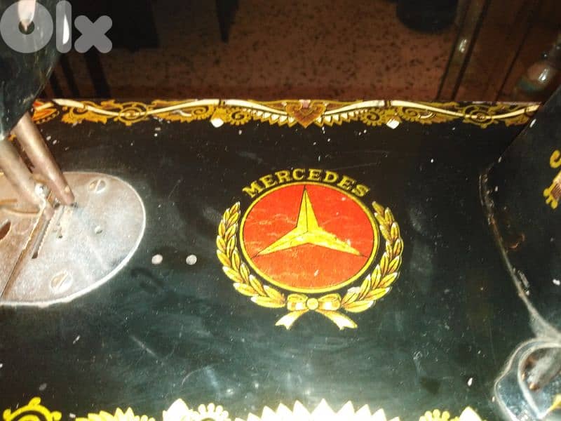 Mercedes antique sewing machine original 5