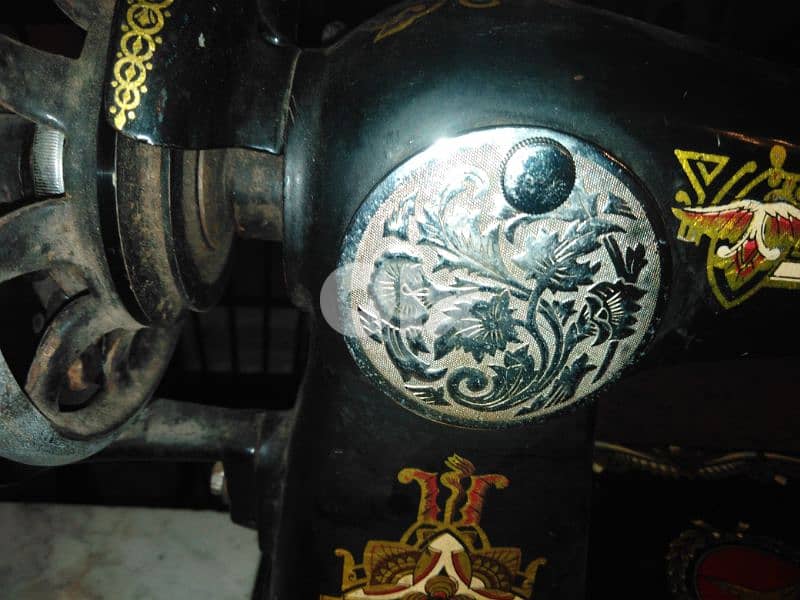 Mercedes antique sewing machine original 7