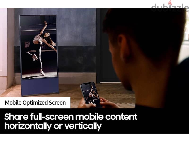 Samsung 43” The Sero Rotating Qled 4K TV 5