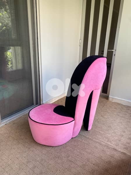 High chair pink 2