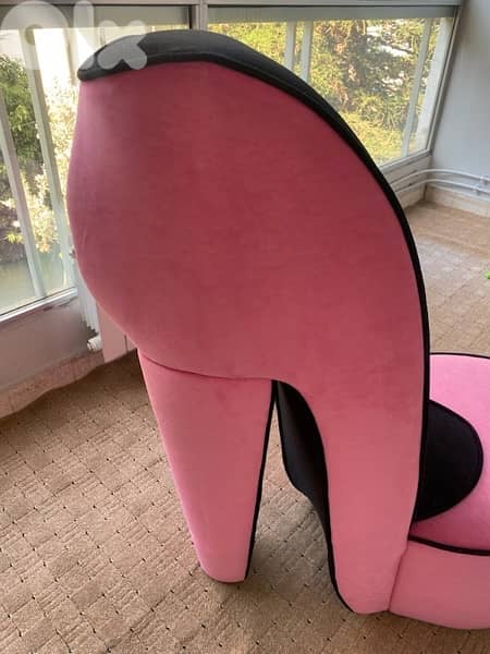 High chair pink 3