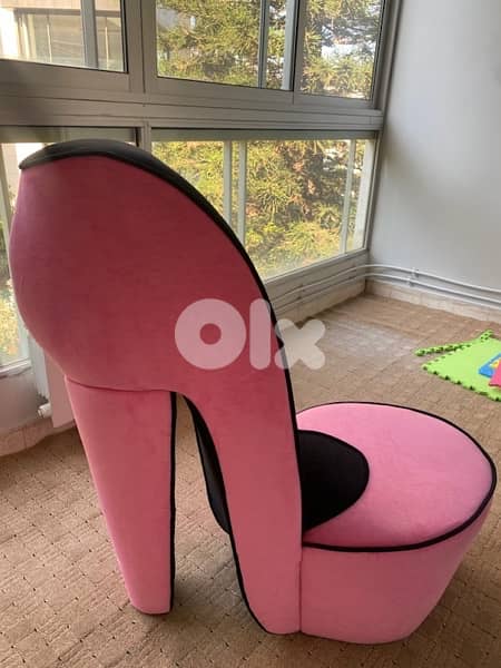 High chair pink 4