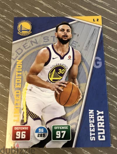 Stephen Curry Panini NBA 2018 Limited Edition Card L2