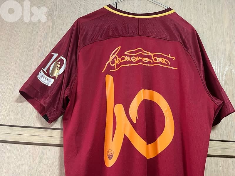 Roma last season 2017 of the legend ToTTi 10 nike signature jersey 0
