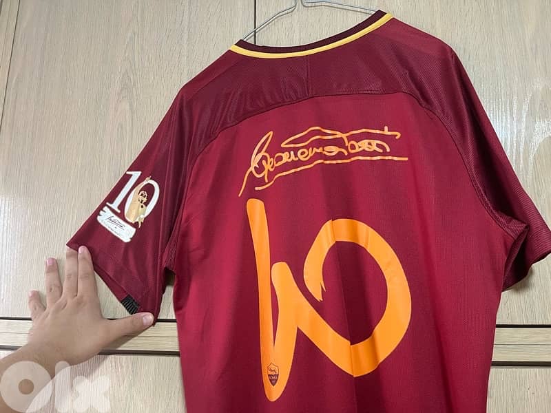 Roma last season 2017 of the legend ToTTi 10 nike signature jersey 1