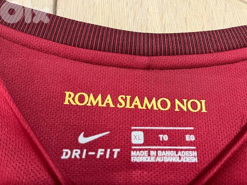 Roma last season 2017 of the legend ToTTi 10 nike signature jersey 3
