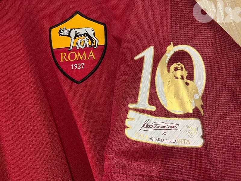 Roma last season 2017 of the legend ToTTi 10 nike signature jersey 4