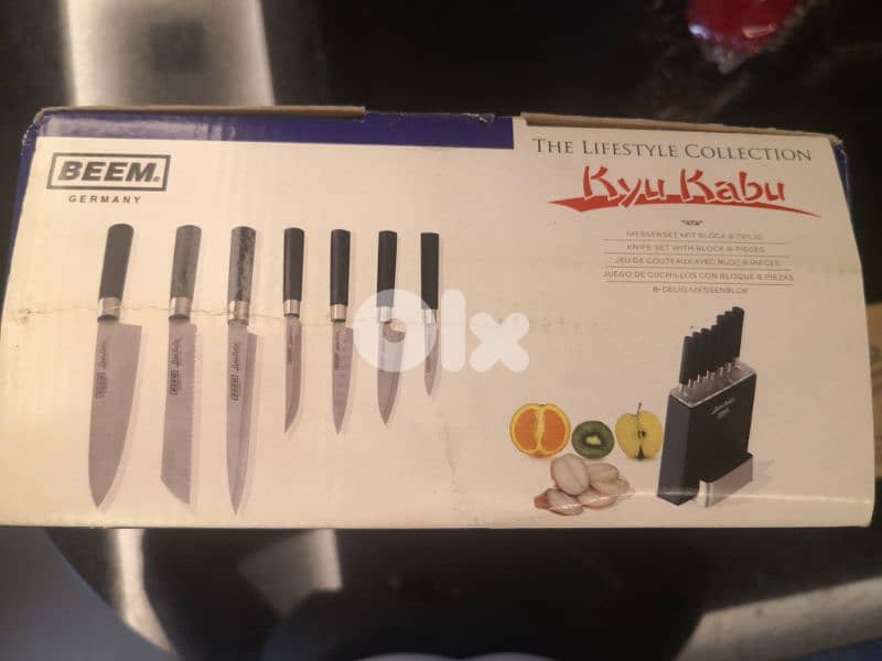knives set + stand BEEM 1