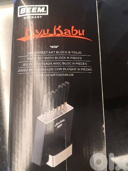 knives set + stand BEEM 2