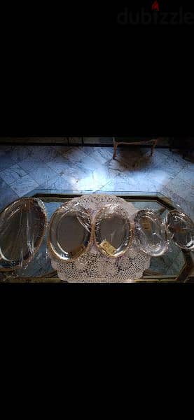 5 large plate / 76046655/ gold plated 1