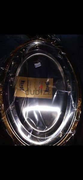 5 large plate / 76046655/ gold plated 3