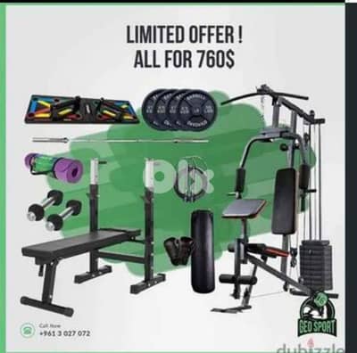 Make ur Home ur Gym from GEO SPORT SHOP لمعدات لرياضية