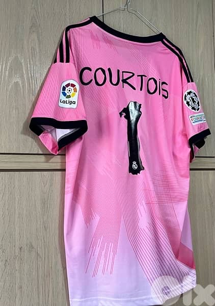 real madrid goalkeeper courtois yamamoto limited edition adidas jersey 1