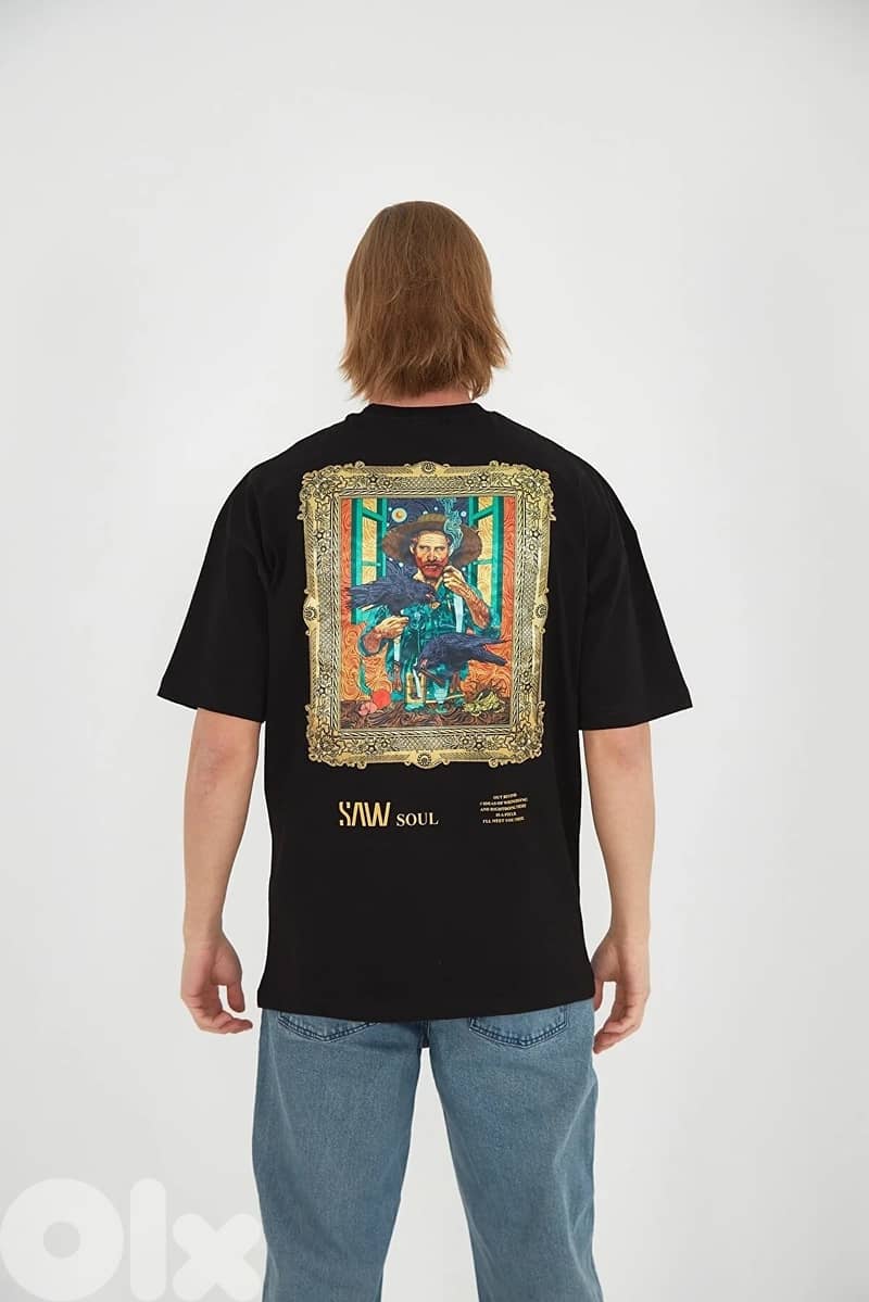 Oversized Tshirt Van Gogh Printed high quality 0