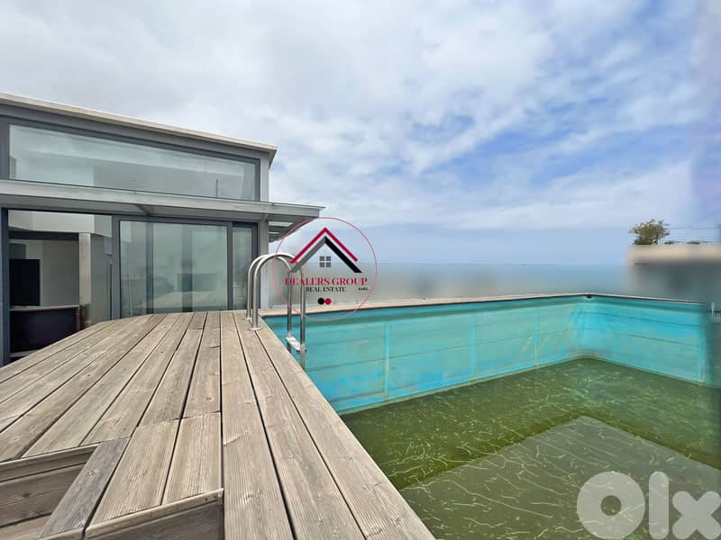 Private Pool & Terrace ! Duplex Apartment for sale in Achrafieh 0