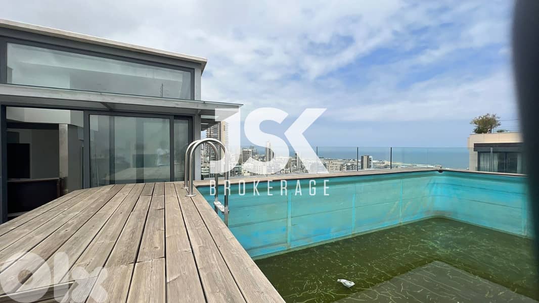 L12205-Duplex with Rooftop Terrace & Pool for Sale in Achrafieh 0
