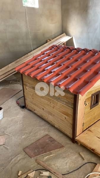 All types of dog houses available جميع انواع بيوت الكلاب 3
