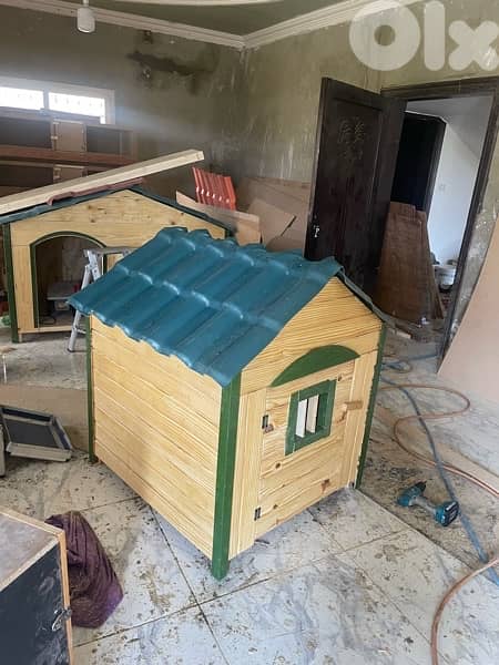 All types of dog houses available جميع انواع بيوت الكلاب 13