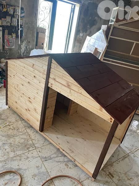 All types of dog houses available جميع انواع بيوت الكلاب 14