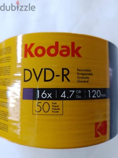 Kodak DVD pack 50 pieces