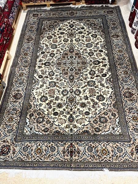 elegant Persian handmade Kashan carpet,2x3m 0