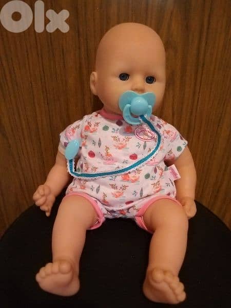 BABY ZAPF ANNABELL mechanism As new Toy makes emotions voices=33$ 8