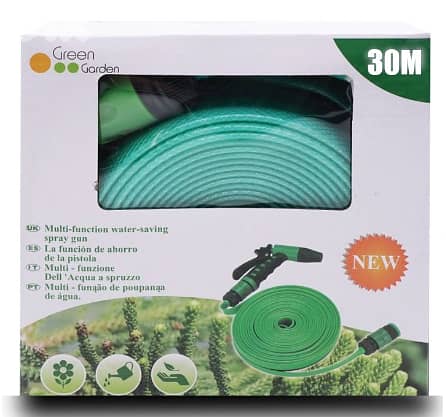 30M TPE EXPANDABLE HIGH-PRESSURE WATER HOSE SET FOR Garden 1
