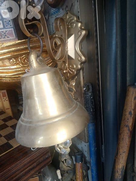 جرس نحاس كبير مع تعليقة 0