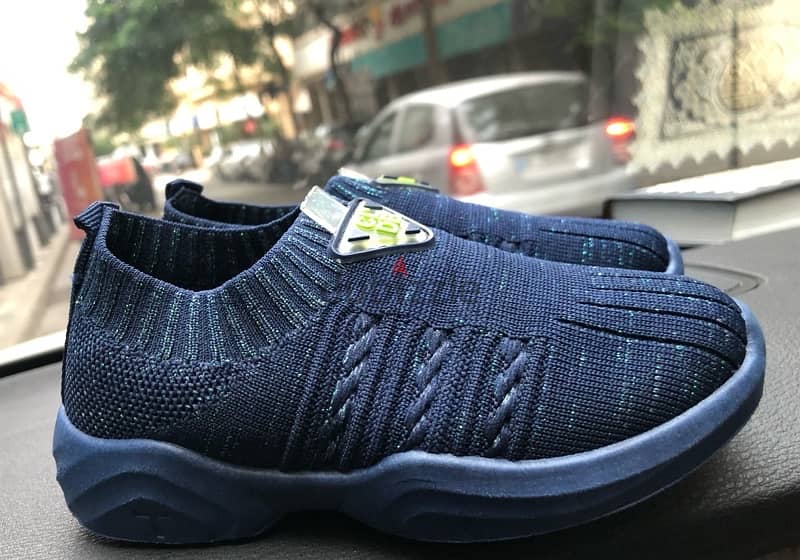 shoes for kids boy or girl; size 26, navy color for school 5