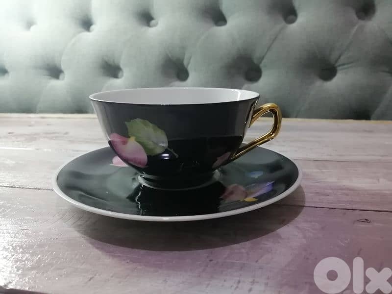 Japanese hand painted cups set 1