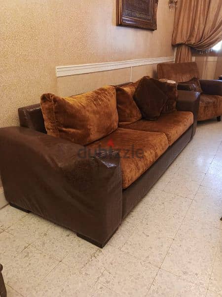 طقم كنابيات للبيع ٣+٢+١ 8