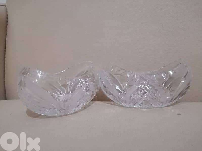 oval crystal clear plates 1