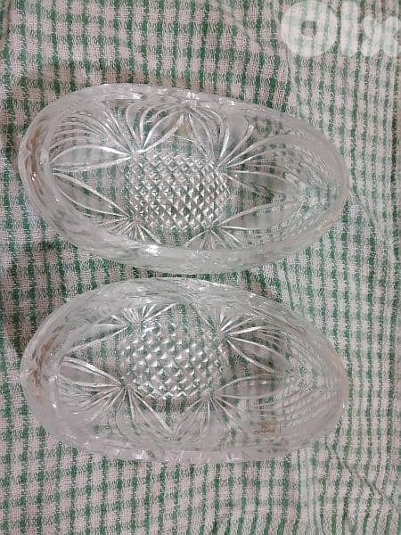 oval crystal clear plates 2