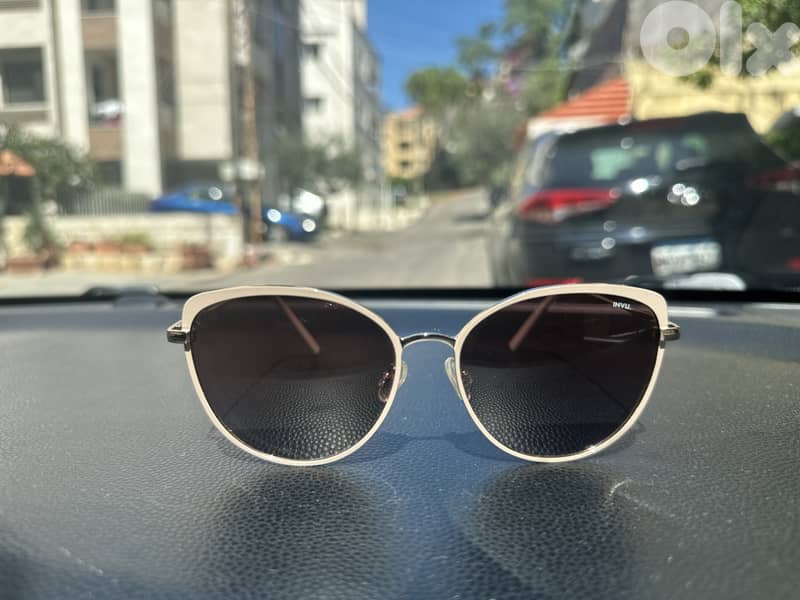 polarized sunglasses swiss brand light brown beige 1