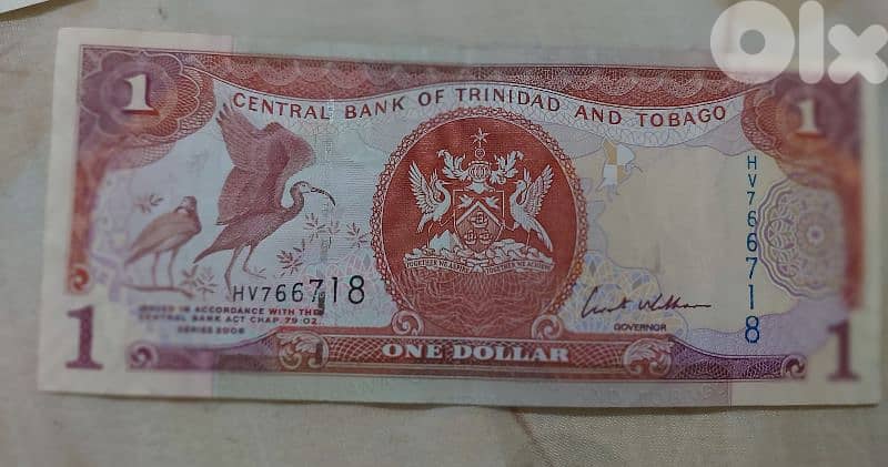 Cariibbean Island Trinidad and Tobago Banknote 0