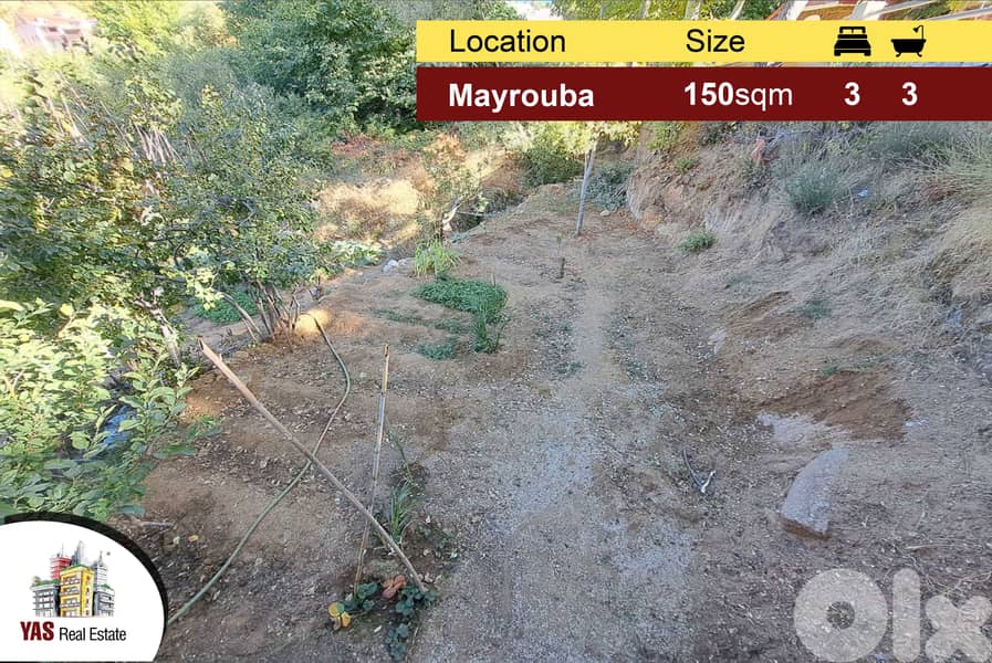 Mayrouba 150m2 | 450m2 Garden | Standalone House | View | DA | 0