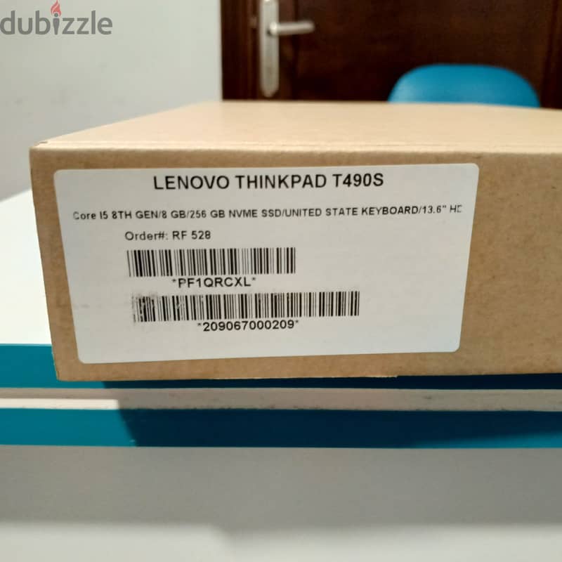لابتوب جديد Boxed Refurbished t490s thinkpad lenovo 14'' 8gb 256gbnvme 10