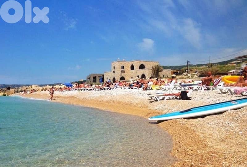 1400$/SQ BEACHFRONT LAND IN BATROUN 5200SQ , BTLN-1000 0