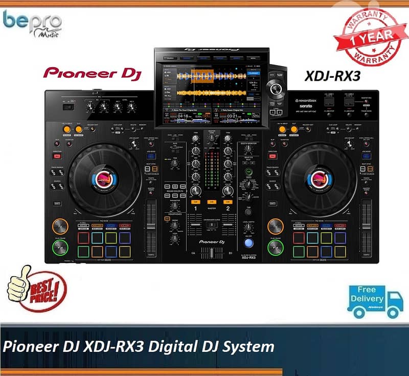 Pioneer distributor DJ XDJ-RX3 Digital DJ System, Warranty 1 year 0