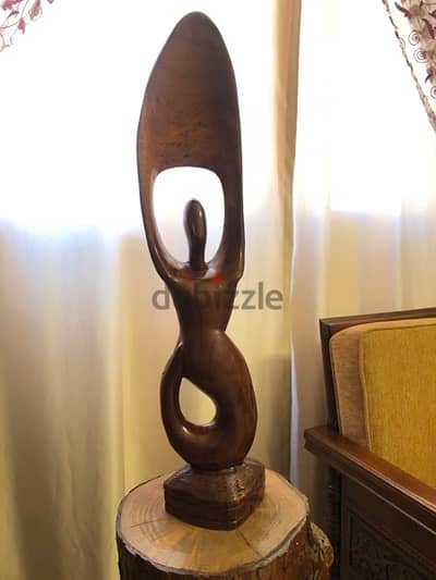 wooden statue