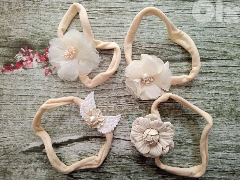 floral baby girl head bands 3