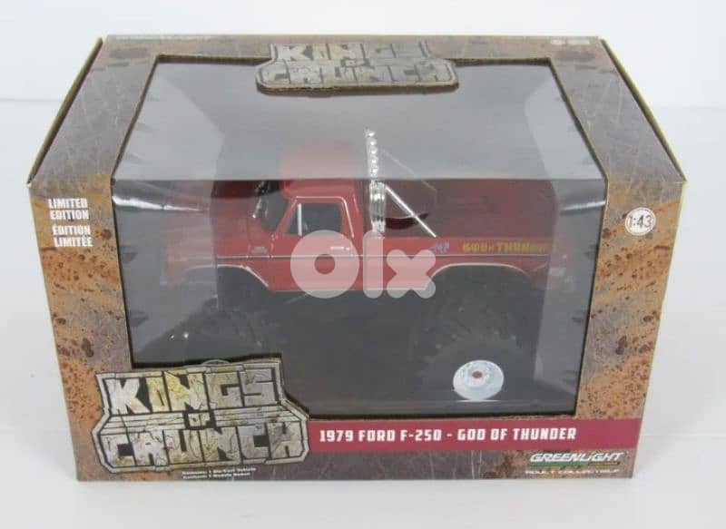 1979 Ford F250 diecast car model 1;43. 3