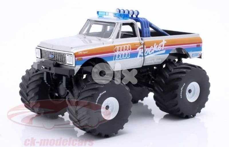 Chevrolet K10 1972 diecast car model 1;43. 1