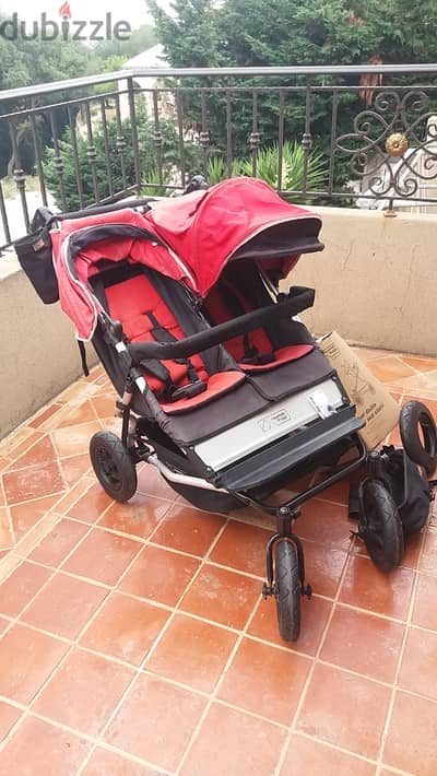 Mountain Buggy Duo Pram Stroller - Twins