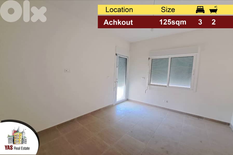 Achkout 125m2 | Mint Condition | Mountain View | Modern | DA 0