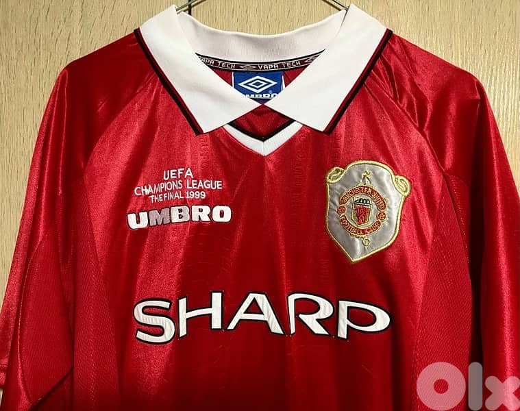 Scholes Manchester United winner 1999champions league the final shirt 0