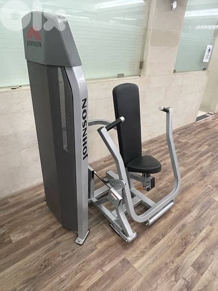 JOHNSON Inclined chest press weight training machine 1
