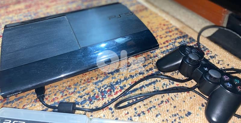 Used PS3 super slim, 500gb 1
